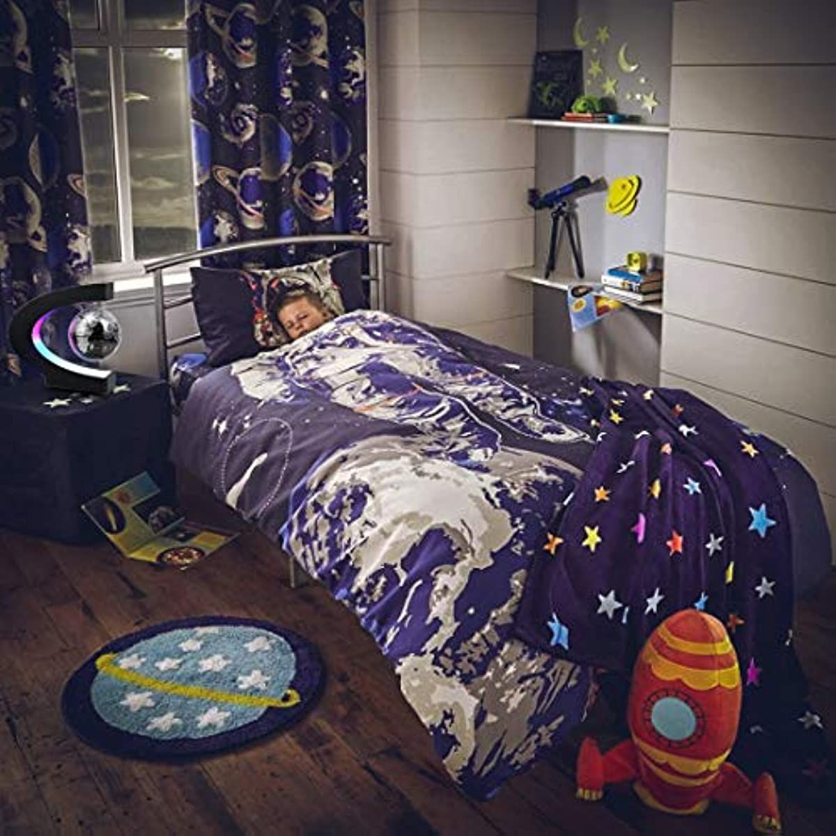 Magnetic Levitating Globe with LED Light; Cool Tech Gift for Men Father Boys; Birthday Gifts for Kids; Floating Globes World Desk Gadget Decor in Office Home/Display Frame Stand - Image 6