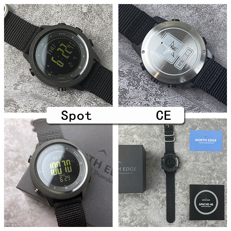 Digital Watch Sports Waterproof Altimeter Barometer Compass - Image 2