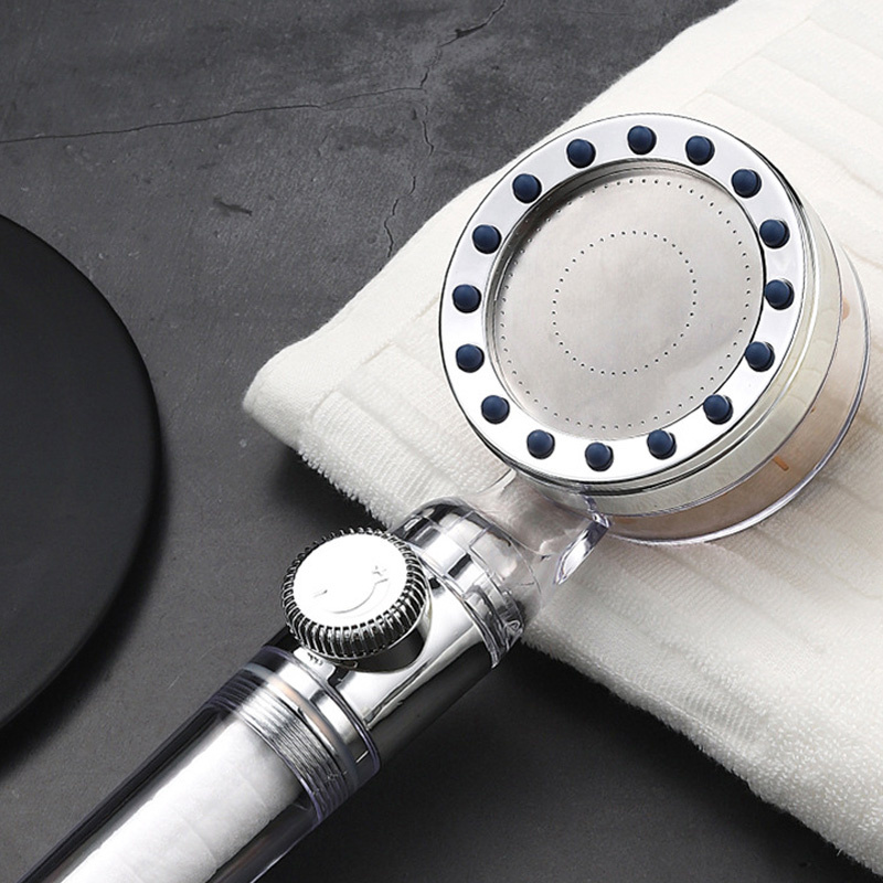 Shower Head High Pressure Filter Spray Nozzle Bathroom Turbine Fan Pressure Boost Adjustable Water Saving Home Bath Accessories - Image 5