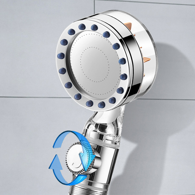 Shower Head High Pressure Filter Spray Nozzle Bathroom Turbine Fan Pressure Boost Adjustable Water Saving Home Bath Accessories - Image 6