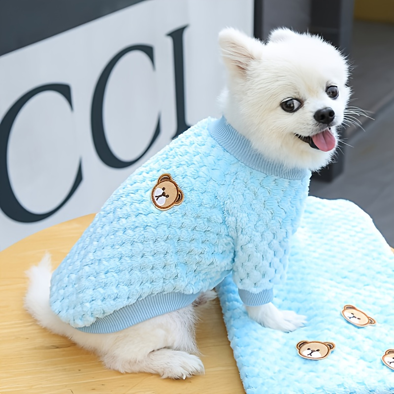 New Winter Pet Clothes; Cute Fleece Puppy Dress Warm Cat Coat; Pet Apparel; For Small & Medium Dogs - Image 2