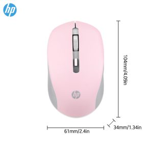 HP Wireless Silent Mouse - Ergonomic Right-Handed Design; And 2.4GHz Reliable Connection - Works For Computers And Laptops