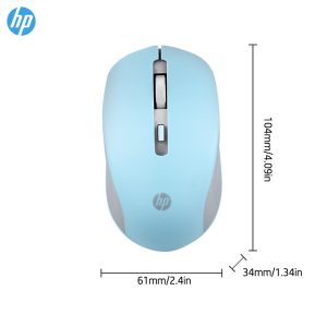 HP Wireless Silent Mouse - Ergonomic Right-Handed Design; And 2.4GHz Reliable Connection - Works For Computers And Laptops