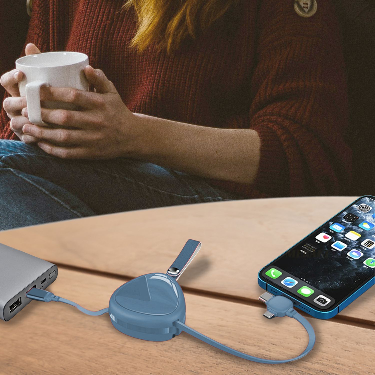 TrioCharge -3N1 Retractable Charger - Image 3