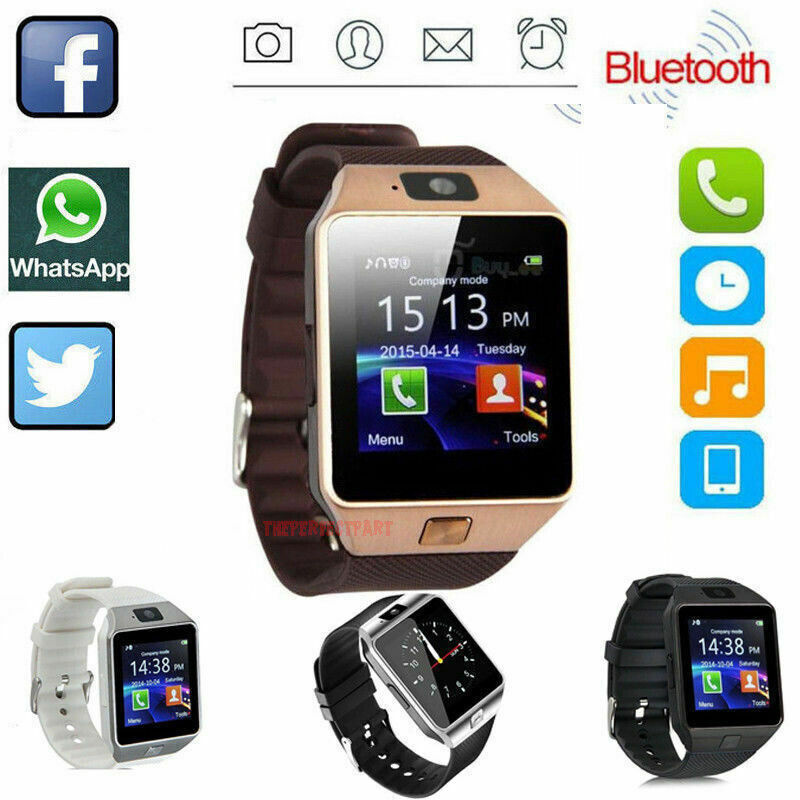 Bluetooth Smart Watch w/Camera Waterproof Phone Mate For Android Samsung iPhone - Image 2