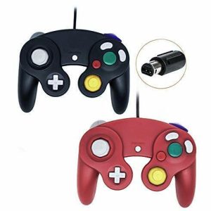 2 Pack Wired NGC Controller Gamepad for Nintendo GameCube GC & Wii U Console USA