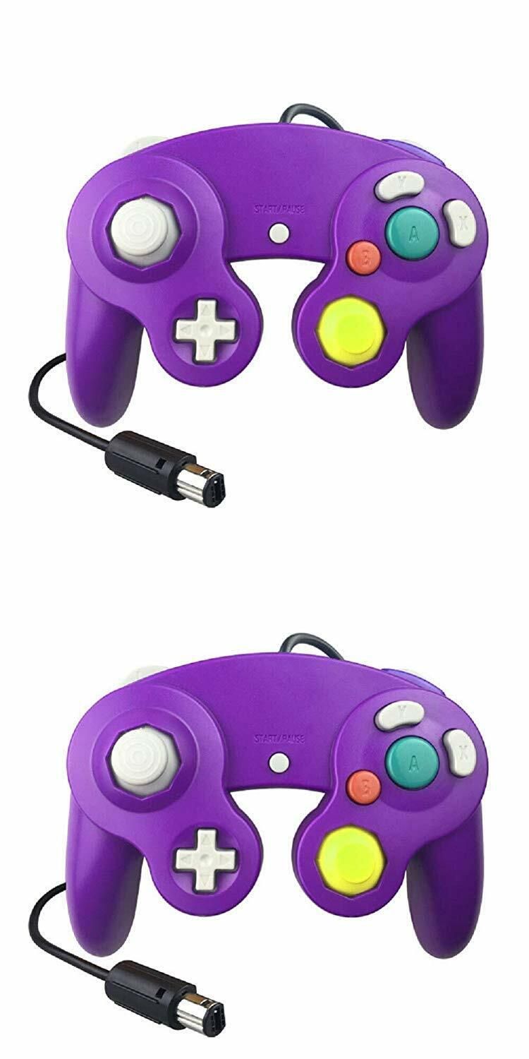 2 Pack Wired NGC Controller Gamepad for Nintendo GameCube GC & Wii U Console USA