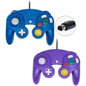 2 Pack Wired NGC Controller Gamepad for Nintendo GameCube GC & Wii U Console USA