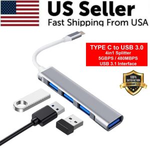 Multiport USB-C Hub Type C To USB 3.0 4K HDMI Adapter For Macbook Pro / Air USA