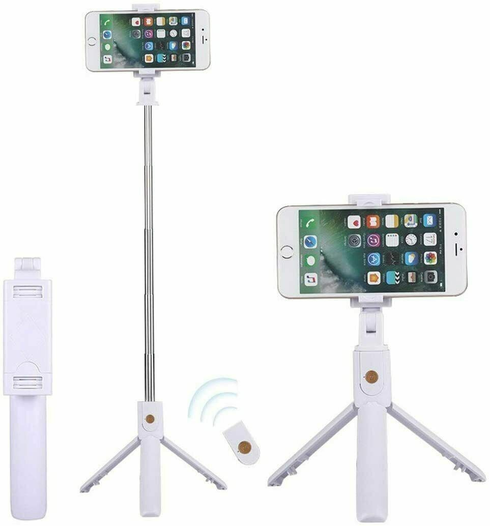 Selfie Stick Tripod Remote Desktop Stand Cell Phone Holder For iPhone Samsung US - Image 4