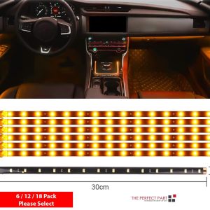 Lot Waterproof 12''/15 DC 12V Motor LED Strip Underbody Light For Car Motorcycle