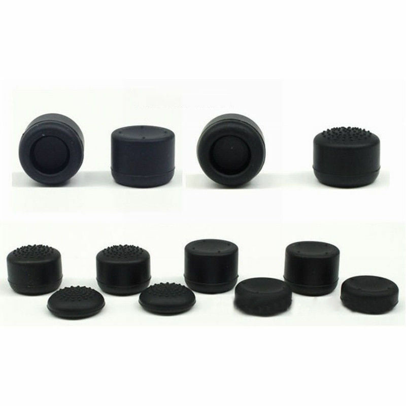 8Pcs Black Silicone Thumb Stick Grip Cover Caps For PS4 & Xbox One Controller US - Image 3