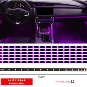 Lot Waterproof 12''/15 DC 12V Motor LED Strip Underbody Light For Car Motorcycle