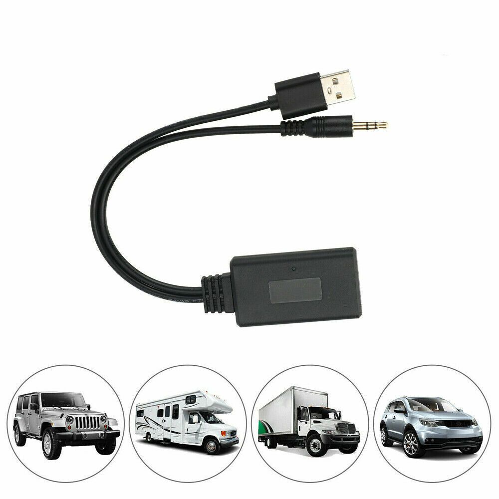 2 In 1 USB Bluetooth 5.0 Transmitter Receiver Adapter Wireless For PC Car Kit - Image 2