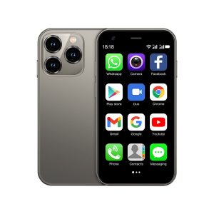 XS15 3G Mini Smartphone 2.5Inch WiFi GPS China Mobile Upgraded RAM 2GB ROM 16GB Quad Core Android Cell Phones Slim Body HD Camera Dual Sim Compatible with Google Play Cute Smartphone