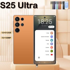 I25 Ultra 5G Smartphone, Unlocked Cell Phone, 6.8" HD Screen Unlocked Phones,  , 6000mAh Battery, Built in Pen, 12+512GB, Android 14, Face ID+Fingerprint Lock