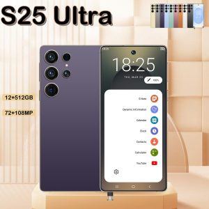 I25 Ultra 5G Smartphone, Unlocked Cell Phone, 6.8" HD Screen Unlocked Phones,  , 6000mAh Battery, Built in Pen, 12+512GB, Android 14, Face ID+Fingerprint Lock