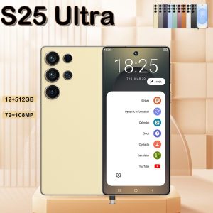 I25 Ultra 5G Smartphone, Unlocked Cell Phone, 6.8" HD Screen Unlocked Phones,  , 6000mAh Battery, Built in Pen, 12+512GB, Android 14, Face ID+Fingerprint Lock