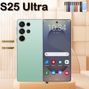 I25 Ultra 5G Smartphone, Unlocked Cell Phone, 6.8" HD Screen Unlocked Phones,  , 6000mAh Battery, Built in Pen, 12+512GB, Android 14, Face ID+Fingerprint Lock