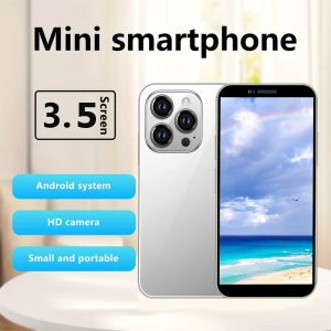 New Mini Smartphone, 3.5-inch HD Screen Smart Little Phone, 2600mAh, 4G Network, Dual SIM Dual Standby, 3+64GB Compact Phone, Mini Phone with Supports Multiple Languages, Best Creative Holiday Gifts