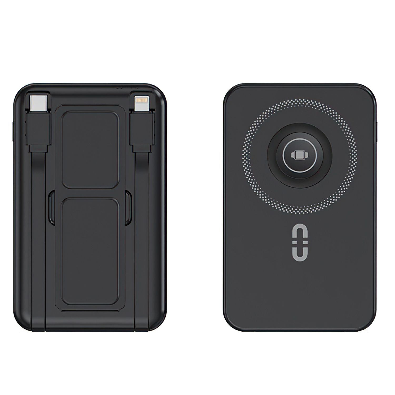 3 In 1 10000mAh MagSafe Fast Charging Power Bank PD20W Portable Charger with 2 Built In Cables Stand Fit for IOS Phone 16 15 13 Series And More - Image 5