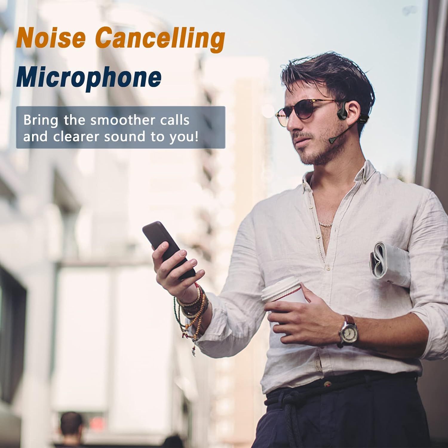 Bone Conduction Open-Ear Bluetooth Headset for US Resellers – DSP Noise-Canceling Boom Mic, 8 H Battery & Titanium Frame – Dropship Ready - Image 6