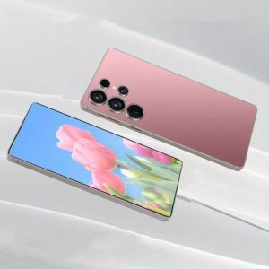 I25 Ultra Android 14 Smartphone - 8GB+256GB Unlocked Cell Phone, 6.8"HD Display, 6000mAh Battery, Built-in Stylus Pen For Global Use(Rose Golden)