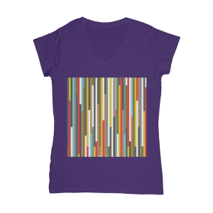 Abstract Art Classic Women's V-Neck T-Shirt