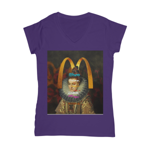 Au Couture Classic Women's V-Neck T-Shirt