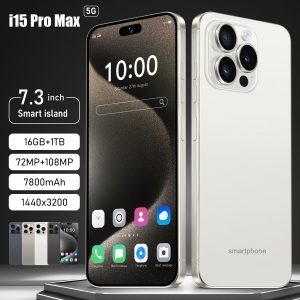 Unlocked Android Phone A15 PROMAX Android 13 Cell Phone with Dynamic Island 6GB+256GB 6800mAh,Fast Charging,HD Screen 48MP+108MP Camera Cell Phone with 5G Dual SIM Smart Phone