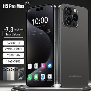 Unlocked Android Phone A15 PROMAX Android 13 Cell Phone with Dynamic Island 6GB+256GB 6800mAh,Fast Charging,HD Screen 48MP+108MP Camera Cell Phone with 5G Dual SIM Smart Phone